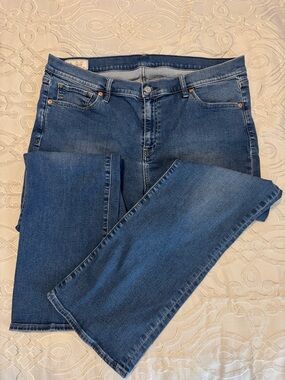 GAP Blue Baby Boot Mid Rise Jeans